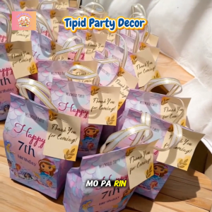 Mermaid Candy Bag Accessories Happy Birthday Party Decorations Giveaways