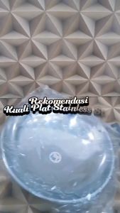 KUALI STAINLES / WAJAN STAINLES GAGANG HITAM ANTI LENGKET TEBAL UKURAN 36CM 38CM 40CM