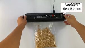 เครื่องซีลสูญญากาศ เครื่องซีนถุง ที่ซีลปากถุง เครื่องสูญญกาศ เครื่องซีล เครื่องซีลสูญา เครื่องบรรจุอาหาร เครื่องซีลถนอม vacum sealer