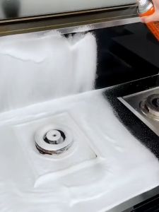 SG  500ML Kitchen Cleaner Foam Spray  Decontamination Kitchen Cleaner All Purpose Kitchen Foam Cleaner