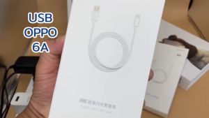 สายชาร์จเร็ว OPPO USB TypeC 6A (1เมตร) สายชาร์จด่วน สายชาร์จเร็ว OPPO Super Vooc สายชาร์จรุ่นใหม่ ใช้สำหรับ Reno4 Reno4Z Reno5 Reno6 Reno6Z FindX2 FindX3 A93 A94 A95 A72 A73 A74