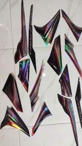 Vixion Old Sticker Striping Standar Full Hologram Yamaha Vixion Old 2012