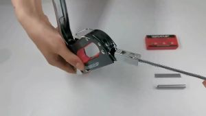 Súng bắn ghim đa năng Kìm bắn đinh ghim cầm tay 3 trong 1 có tăng lực bấm cả 3 kiểu ghim П U TTặng kèm 600 đinh cỡ 4-14 mm súng bắn đinh súng bắn đinh hơi súng bắn ván ép