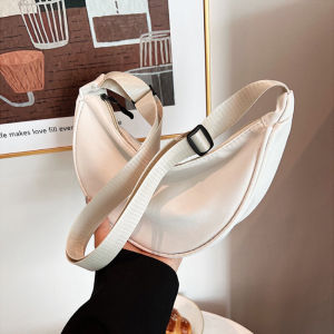 Túi Đeo Chéo Vải Canvas Phong Cách Hàn Quốc Thời Trang Cho Nữ Túi Đeo Vai Đơn Thời Trang Túi Đeo Chéo Kiểu Bánh Bao Thường Ngày