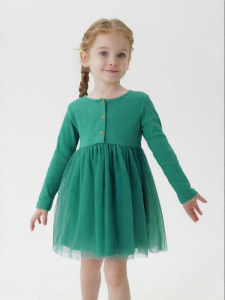 Marc&Janie | Girl Knit and Tulle Patchwork Dress