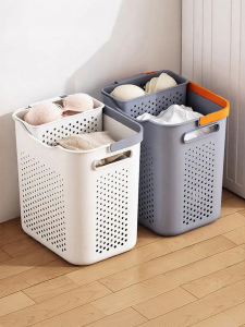 XINGYOU | Partitioned Dirty Clothes Storage Basket