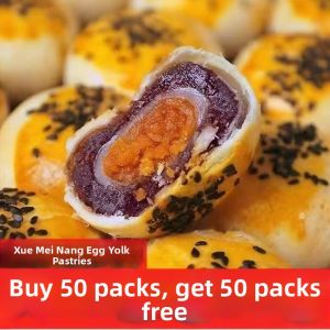 Egg Yolk Pastry Separate Packaging Traditional Snack