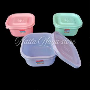 mangkuk tutup / misting kotak bekal makanan merk Alexis bahan plastik tahan pecah