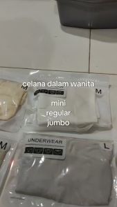 009CD Celana dalam wanita pinggang tinggi katun lembut CD panty high waist seamless tidak nyeplak size M XL XXL XXXL JUMBO BIGSIZE