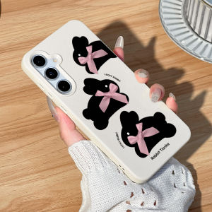 Cute Rabbit Painted Lychee Phone Case For Samsung A56 5G A57 A 57 A37 A17 A07 A55 A54 A53 A26 A36 A35 A34 A15 A16 A06 Case Cover