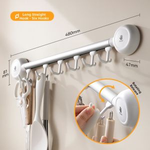 pracra | Suction Cup No-drill Storage Rack
