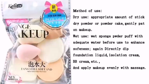 SET 6 BÔNG MÚT B53 TRANG ĐIỂM ĐÁNH PHẤN TÁN KEM NỀN TTNTB53