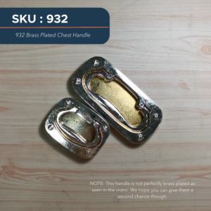 Classic Brass Plated Cabinet Handle