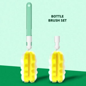 Sponge Baby Bottle Cleaner Feeding Nipple Cleaning Brush