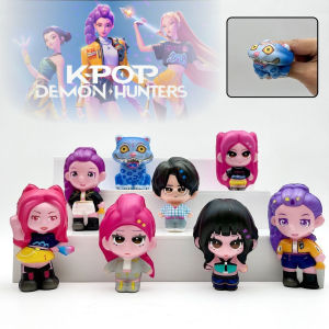 Kpop Devil Hunters Stress Relief Toy Slow Rebound Pinch Stress Ball Stress Relief Toy Handmade Model Cartoon Figurines Ornaments