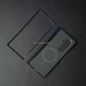 Magnetic MagSafe Case for Samsung Galaxy Z Fold 7 W26 Aramid Carbon Fiber Cover Ultra-Thin Lightweight Armor W26Protective Cover