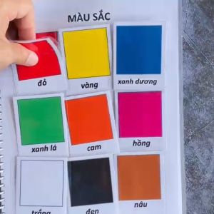 Học liệu từ vựng đầu tiên Học liệu montessori Đồ chơi giáo dục sớm cho bé Giúp bé nhận biết sớm thế giới xung quanh