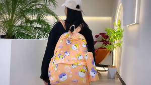 กระเป๋าเป้สะพายหลัง Capybara คาลิปบาร่า จุได้มาก กระเป๋าสะพายไหล่สตรี ที่มีคุณภาพสูง ลดภาระ กระเป๋าใส่หนังสือ ของขวัญสำหรับนักเรียน