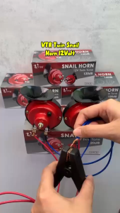 12V VTR Twin Tone Snail Bm Horn Car Horn Motor Van- 2 PCS
