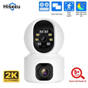 Hiseeu | Camera IP PTZ Không Dây WiFi Hiseeu 2K 4MP Thông Minh An Ninh Gia Đình Giám Sát Trẻ Em/thú Cưng Trong Nhà Với Âm Thanh Hai Chiều Và Tầm Nhìn Ban Đêm Màu Sắc