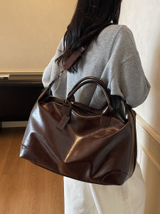 Túi Tote Da Dày Cỡ Lớn Túi Xách Nam Túi Đi Làm Thường Ngày Túi Đi Du Lịch Thời Trang Hàn Quốc Túi Đeo Chéo Đeo Vai Một Lưng