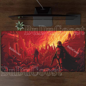 Bandai | XXL Star Wars HD printing Mouse Pad Gaming Mousepad Rubber Nonslip base PC Laptop overlock Keyboard Pad Carpet e-sports Desk Mat