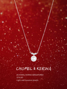 Diana Pearl Designer 999 Sterling Silver Necklace for Women Light Luxury Minority Fancy Get Girlfriends Birthday Gift Free