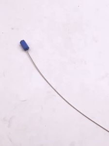 100PCS High-Quality Galvanized Steel Security Cable Seals with Digital Encoding for Truck Container Railway and Supermarket Security