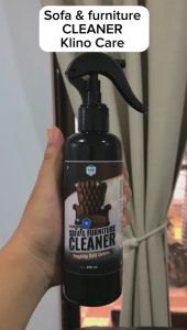 Spray Pembersih Sofa Jok Kulit KLINO CARE 250 ml Liquid Furniture Cleaner and Polish Cairan Bersih Mengkilap Anti Bakteri