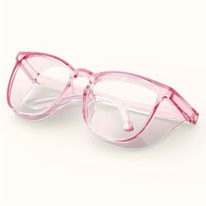 Mens and Womens Blue Light Blocking Glasses 1 Pair of Fashionable Safety Glasses with Anti-Fog and Anti-Scratch Features