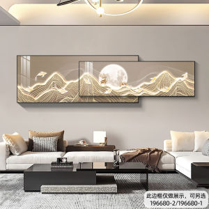 Modern Light Luxury Living Room Decorative Painting Lucky Deer High-Rise Sofa Wall Painting High-End Elegant Overlay Landscape Mural