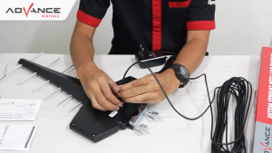 Advance AA201 Antena TV Tabung Digital Remote HDTV Outdoor Super Jernih BONUS Kabel Antena 10 Meter