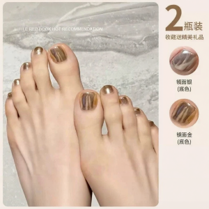 MONLEYTA | Sơn Móng Chân Đỏ Anh Túc Chớp Nhoáng Khô Nhanh Bền Lâu
