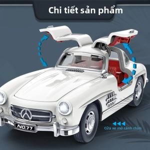 Mô Hình Xe Hơi Benz 300SL Tỷ Lệ 1:32 Có Đèn Và Âm Thanh Chức Năng Kéo Lùi Đồ Chơi Trẻ Em Quà Tặng Sưu Tầm Dành Cho Trẻ Từ 4-12 Tuổi