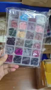 576Pcs 24-Color Short Square Press On Nails Full Cover Solid Color Colored False Nail Acrylic Artificial Wearable Fake Fingertip