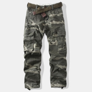 yzgf | Multi-Pocket Camouflage Straight Leg Loose Casual Outdoor Pants