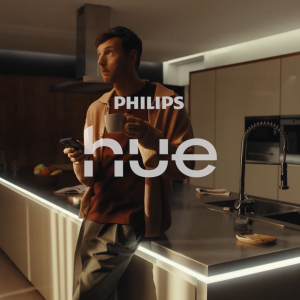 Philips Hue OmniGlow Strip Light 3m White and Color Gradient UK