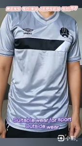 [READY STOCK] MENS SHINY JERSEY SPORT FOOTBALL EXERCISE GYM SHIRT / BAJU SUKAN LICIN LELAKI / 男士光亮滑足球篮球运动衣服 (Wei-Shop)