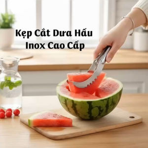 Kẹp Cắt Dưa Hấu Inox Cao Cấp - Dao Cắt Dưa Thông Minh Lấy Miếng Đều Đẹp - Dụng Cụ Nhà Bếp Hot Trend