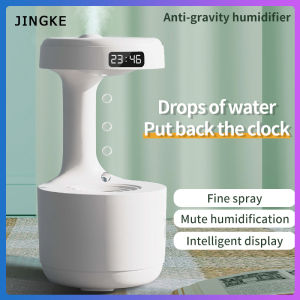 Anti Gravity Humidifier 800ML Water Drop Backflow Spray Humidifier Ultrasonic Aromatherapy Sprayer with LED Display suitable for home office bedroom and office
