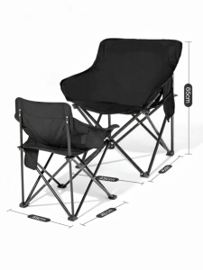 LIWAN | Outdoor Foldable Chair With Leg Rest Adjustable 3 Levels Sitting and Lying Portable