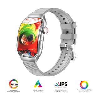 laxasfit | 2026 New Curved Smartwatch 2.01 Inch Bridge Touch Screen Bluetooth Call Wireless Charge Multi Sport Mode