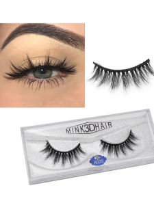SUETNEI 3D Mink Fur Cat Eye Smoke Makeup False Eyelashes Multi-layer Stereo Upper Eyelashes Realistic Plastic Transparent Stem