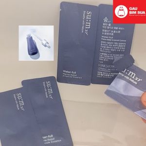10 gói Tinh chất Sum37 xanh cấp nước và phục hồi da chuyên sâu Water full Marine Relief Ampoule Essence Su:m37