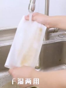 Washable Kitchen Paper Towels Grease Removal Reusable Disposable Dish Cloth Roll Absorbent/Local Stock