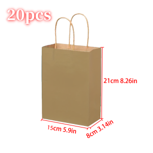 Black kraft paper bag with handle heavy-duty grocery retail and takeaway goods used for packaging storageand food purposes