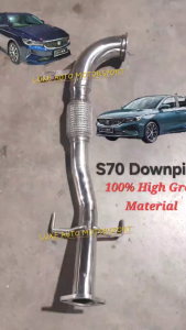 100% Proton S70 Extractor Downpipe Header LONG Stainless Steel (High Gred) Exhaust