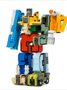 NIKO 10pcs Number Transformers Robot Toys DIY Early Educational Montessori Toy For Kids Boys Girls Gifts