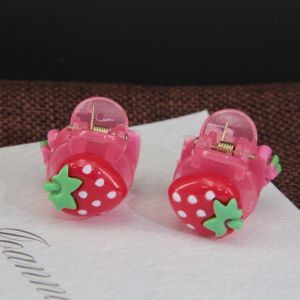 สตรอเบอร์รี่หมี เด็กทารก คลิปผมเด็กเล็ก Gripper อุปกรณ์เสริมผมสาวใหม่ 2023 หมีหู Hairpins ทารก Headwear