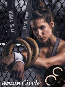 ยิมนาสติกแหวนโ Wood Gymnastic Rings Olympic Rings 1pair Premium Heavy Duty Cross Training Wood Gymnastics Fitness ม้ยิมนาสติกแหวนดึงขึ้นฟิตเนส s ฟิตเนสแหวนสายรัดปรับได้สำหรับการฝึกความแข็งแรงออกกำลังกายข้ามฟิตเนส